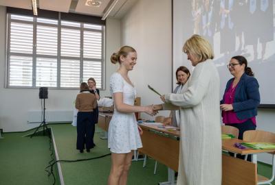 Předávání Cambridge certifikátů